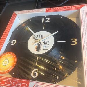 Klipsch Black and White Vinyl Wall Clock